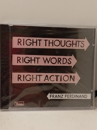 Franz Ferdinand Right Thoughts Right Words Cd Nuevo 