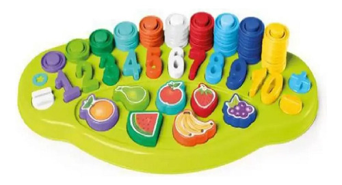 Brinquedo Infantil Conta Fácil Didático Matemática - Tateti Colorido