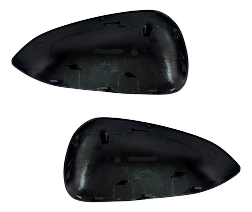 Par Capa Retrovisor Palio 12/19 Mod Original Preto Liso