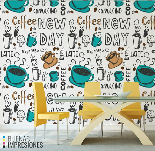 Imagen 4 de 10 de Vinilos Decorativos Pared Empapelado Tropical Piedra Madera