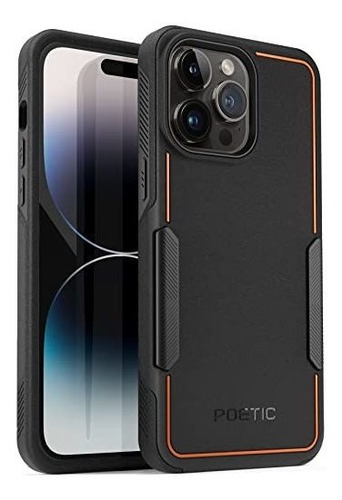 Poetic Neon Series iPhone 14 Pro Case, Doble Capa De N6zpm