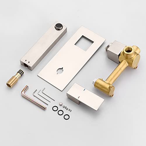 Grifo Para Lavabo De Baño Sumerain, Montaje En Pared, Base D