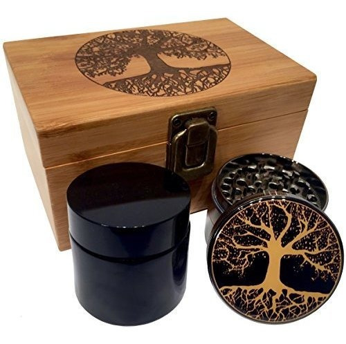 Arbol De La Vida Stash Box Combo Tamaño Completo Titanium 4