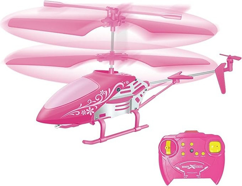 Helicóptero Rosado De Control Remoto Para Niñas