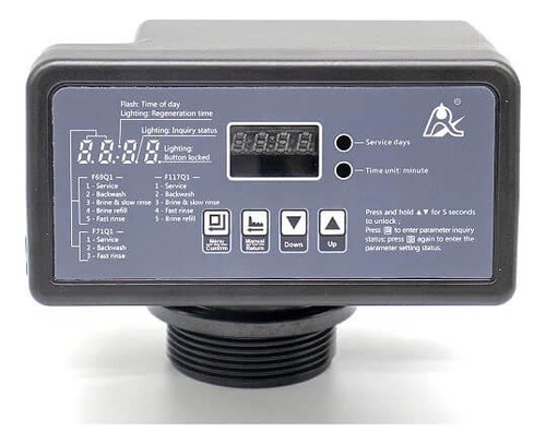 Válvula Automática Runxin Abrandador F117q1 Por Tempo 3 M³/h