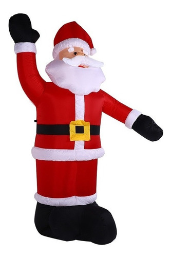 Viejo Pascuero Inflable Gigante 2,40 Metros Navidad Decora