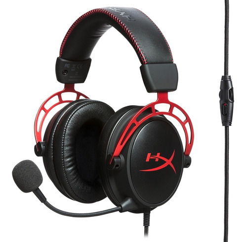 Auriculares Gamer Hyperx Cloud Alpha Con Micrófono Cover Co