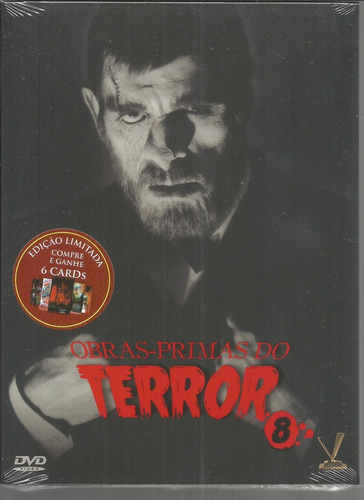 Dvd Obras-primas Do Terror 8 Com Cards - Bonellihq L19