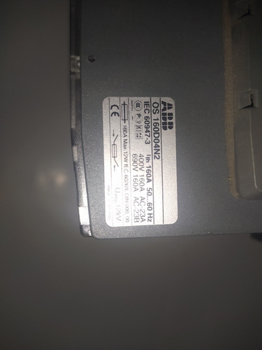 Seccionador Abb Bajo Carga Tetra Os 160a Con P/fusible Leer