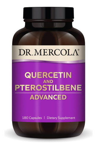 Quercetina Y Pterostilbeno Avanzado Dr. Mercola 180 Cápsulas