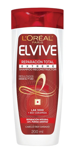 Shampoo Reparacion Total Extreme X200ml Elvive Loreal Paris