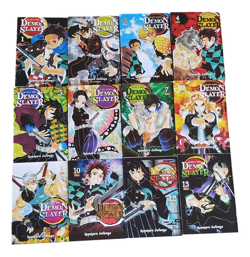 Kit Demon Slayer Kimetsu Volume 1 2 3 4 5 6 7 8 9 10 12 13 (Usado)