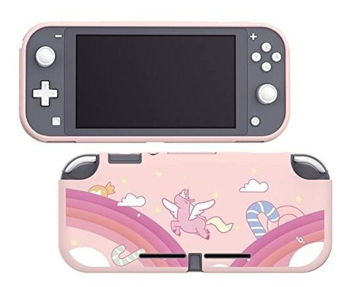 Carcasa Protectora Para Nintendo Switch Lite Color Unicornio