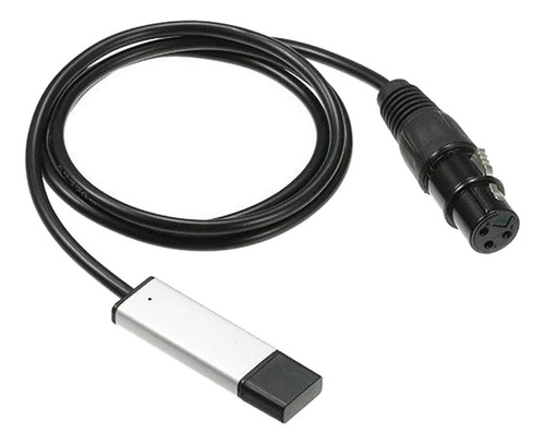 A*gift Cable Adaptador De Interfaz Usb A Dmx Dmx512 Cable