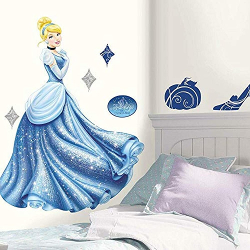 Roommates - Adhesivo Decorativo Para Pared Disney Princess