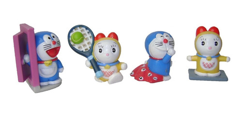 Set 4 Figuras Doraemon Y Dorami, 2004 Kinder Surprise