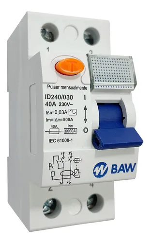 comprar Interruptor Diferencial Disyuntor 2p 40a 30ma - Soul Energy