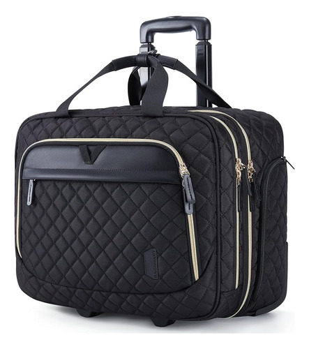 Bagsmart 17.3 Pulgadas Rolling Laptop Bag Mujeres Hombres, M