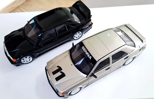 Miniaturas Mercedes 190e Senna & Mercedes 190 Evo 1:18