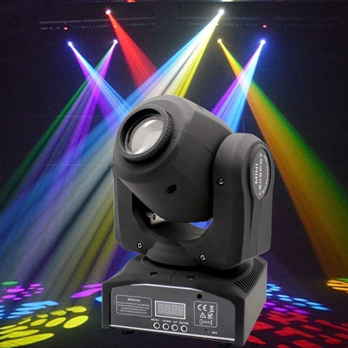 60w Luz De Cabeza Móvil Para Disco Fiesta Y Bar Color Negro MODO AUTO , SONIDO , DMX512 , ESCLAVO CABEZA MOVIL PARA DJ , BARES , RESTAURANT , TEATROS ,ETC .