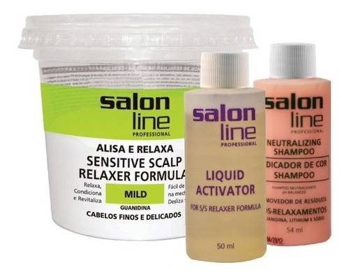 Guanidina Salon Line Tradicional Mild Suave Alisa Relaxa