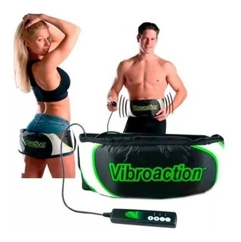 Cinturón Abdominal Vibrador Eléctrico Vibroaction Reductor 