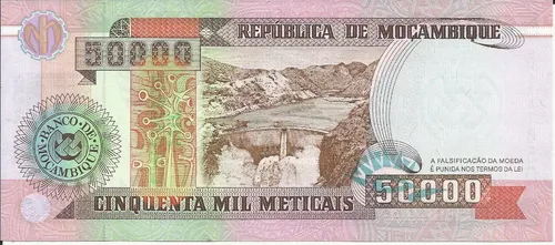 Mozambique 50000 Meticais 1993