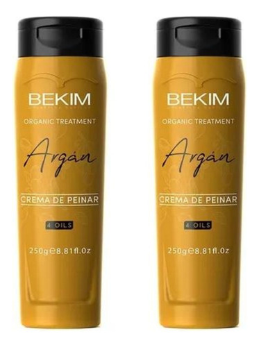 2 Crema De Peinar Argan X 250 Ml Bekim