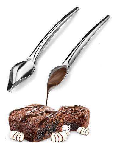 Kit De Confitería De Acero Inoxidable: 2 Utensilios De Decor