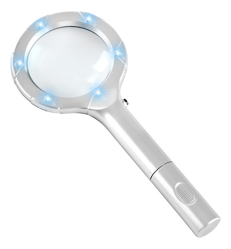 Mini Lente De Lupa Portátil Portátil Con Lupa 4x