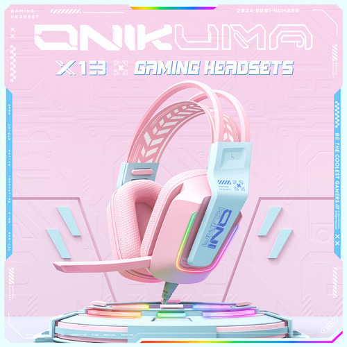 Audifono Gamer Onikuma X13 Cn Luzcancelacion Ruido Microfono