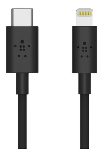 Cable Lightning A Usb-c Belkin 1.2m F8j239bt04-blk