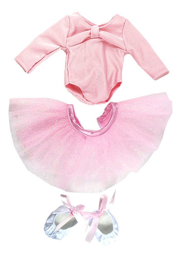 Conjunto De Ropa De Fanza De Ballet + Zapatos De Manera Para