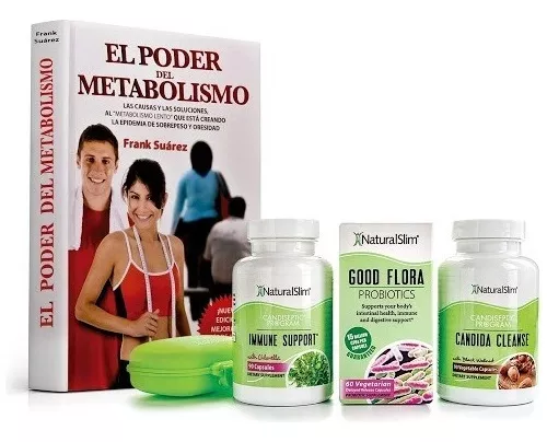 Kit de 4 libros de Frank Suárez – NaturalSlim en México