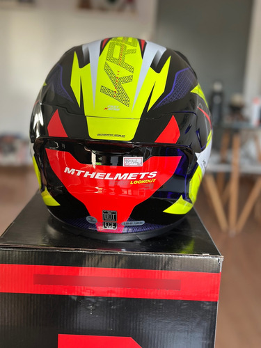 Casco Mt Kre Lookout Tricompuesto Talle L Nuevo En Caja!! Amarillo Jaguar L