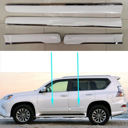 Ribete Moldura Puerta Lexus Gx460 (blanco C/niquelado) 16-20