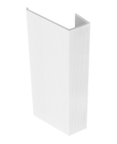 Jaladera Estriada P/ Puerta 20cm Blanco H Y M 5 Piezas