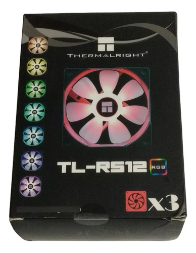 Ventiladores Thermalright Tl-rs12 [3pin/5v] X3 Rgb