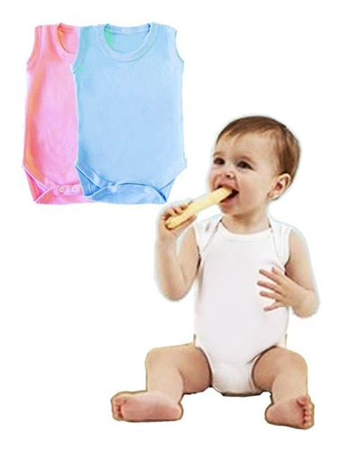 Bodys Estampado Sin Mangas Mameluco En Algodón Bodi