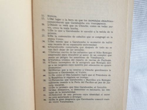 Imagen 4 de 5 de Historia De Garabombo El Invisible Balada 2 M Scorza Planeta