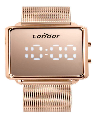 Relógio Condor Feminino Digital Rosé Comd1202ag/4j