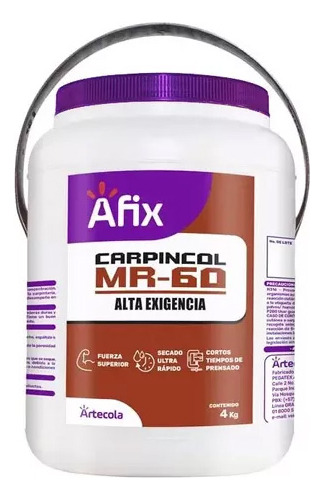 Afix - Carpincol Mr60 Cola Blanca ( Galón )