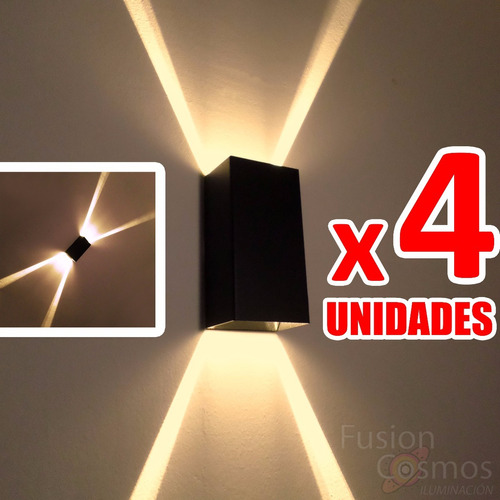 Imagen 1 de 10 de Luces Pared Navideña Luz Navidad Efecto Estrella Rayos X 4un