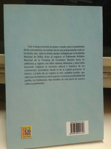 Las Muertes De Corrientes * Gonzalez Azcoaga * Cementerios