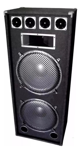 Bafle Doble Woofer De 15 Bocina Y Tweeters 2500w Pico