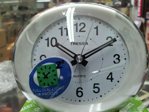 Reloj Despertador Tressa Dorado T-dd809