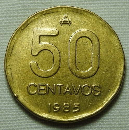 Moneda Argentina 50 Centavos 1985