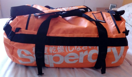 Bolso Superdry Blacklabel Luggage Original(usado) Favor Leer