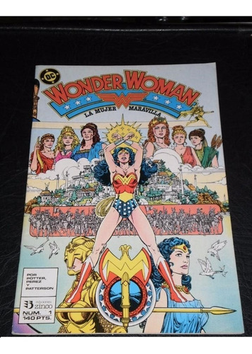 Wonder Woman Numero #1 - Dc Zinco - 1987 (Usado)