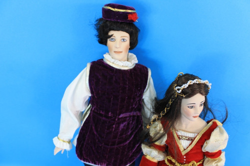 Romeo & Juliet Franklin Heirloom Dolls 1987 (Usado)